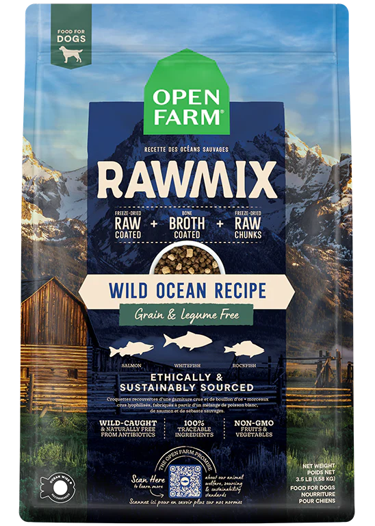 Load image into Gallery viewer, Open Farm Wild Ocean Grain-Free RawMix for Dogs 3.5 LB Image
