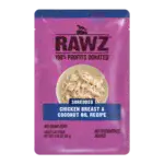 Rawz Wet Cat Food Pouches Chicken Breast & Coconut Oil Image
