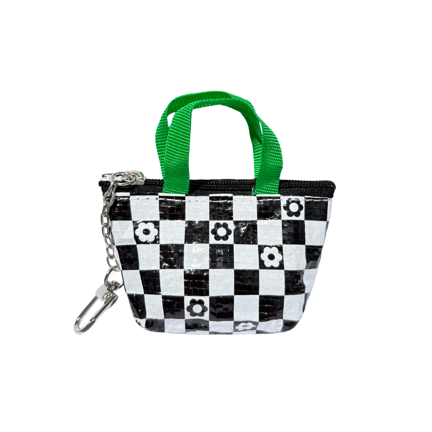 Puppy Barkin - Woven Dog Waste Bag Dispenser Checkered Image