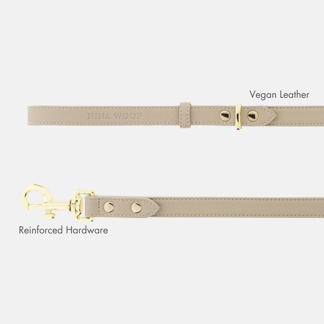 Nina Woof - Leash 4ft - Vegan Leather - Cupertino Image