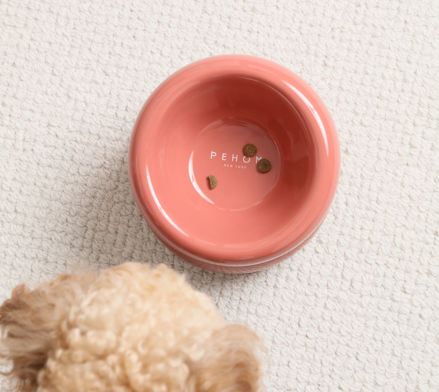 PEHOM - Soufflé Pet Bowl - Rose Pink Image