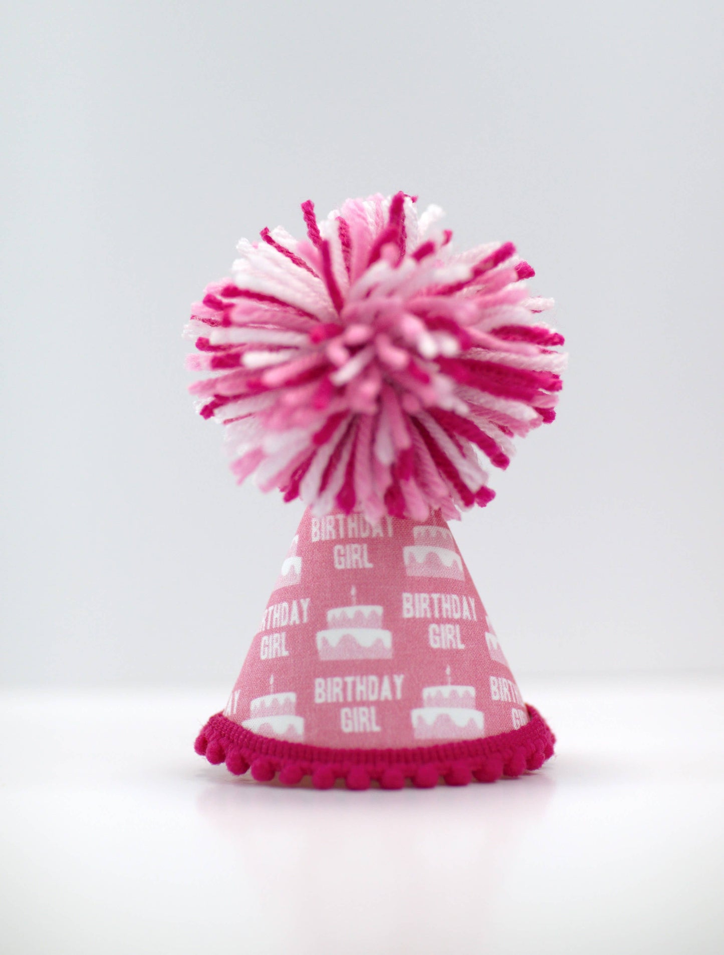 Pup Party Hats - Birthday Girl Pink Ink Party Hat
