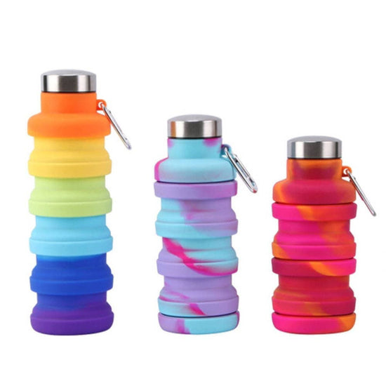 Tilley + Me - Collapsible Water Bottle with Clip  Image
