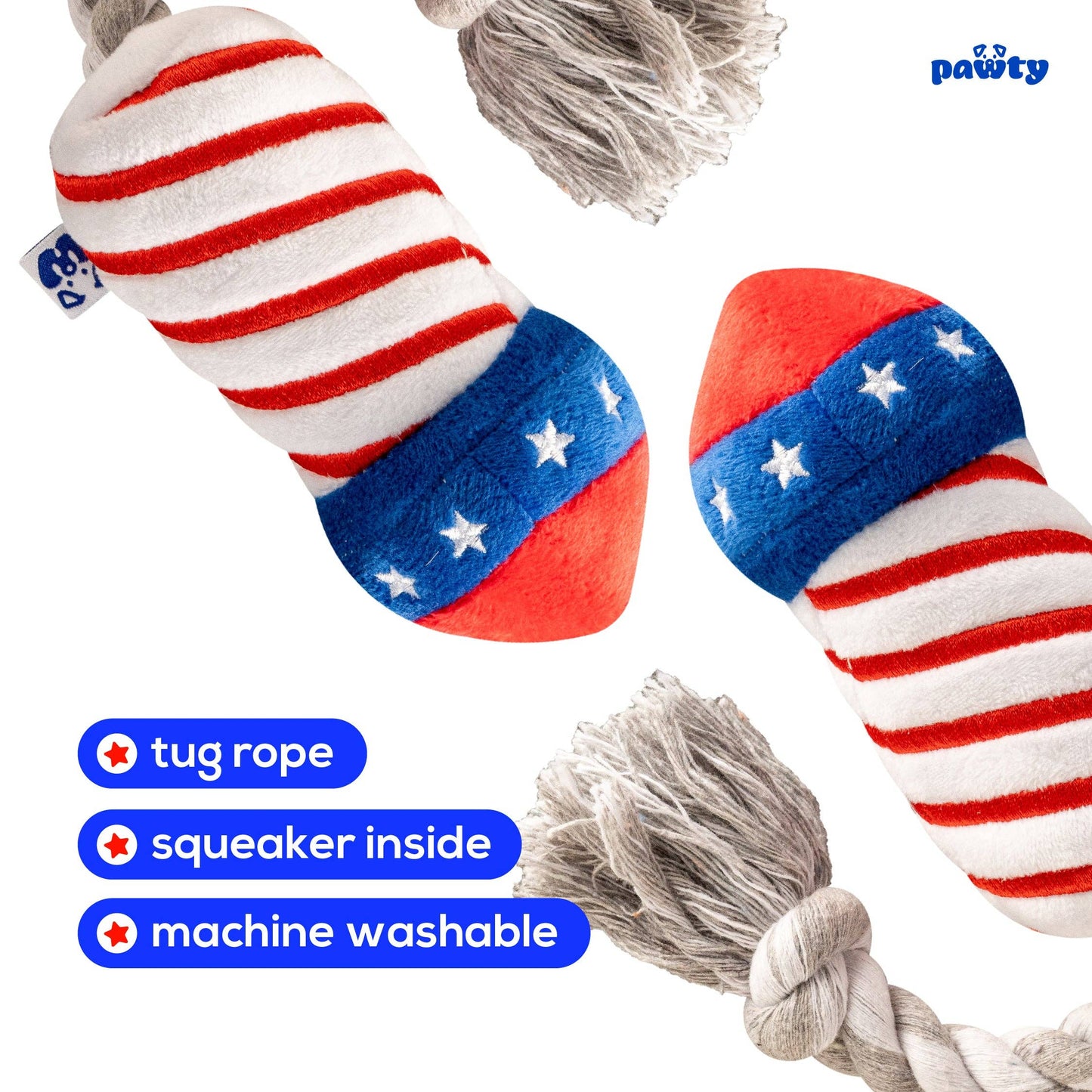 PAWTY Dog Toys - FIREWORKS Image
