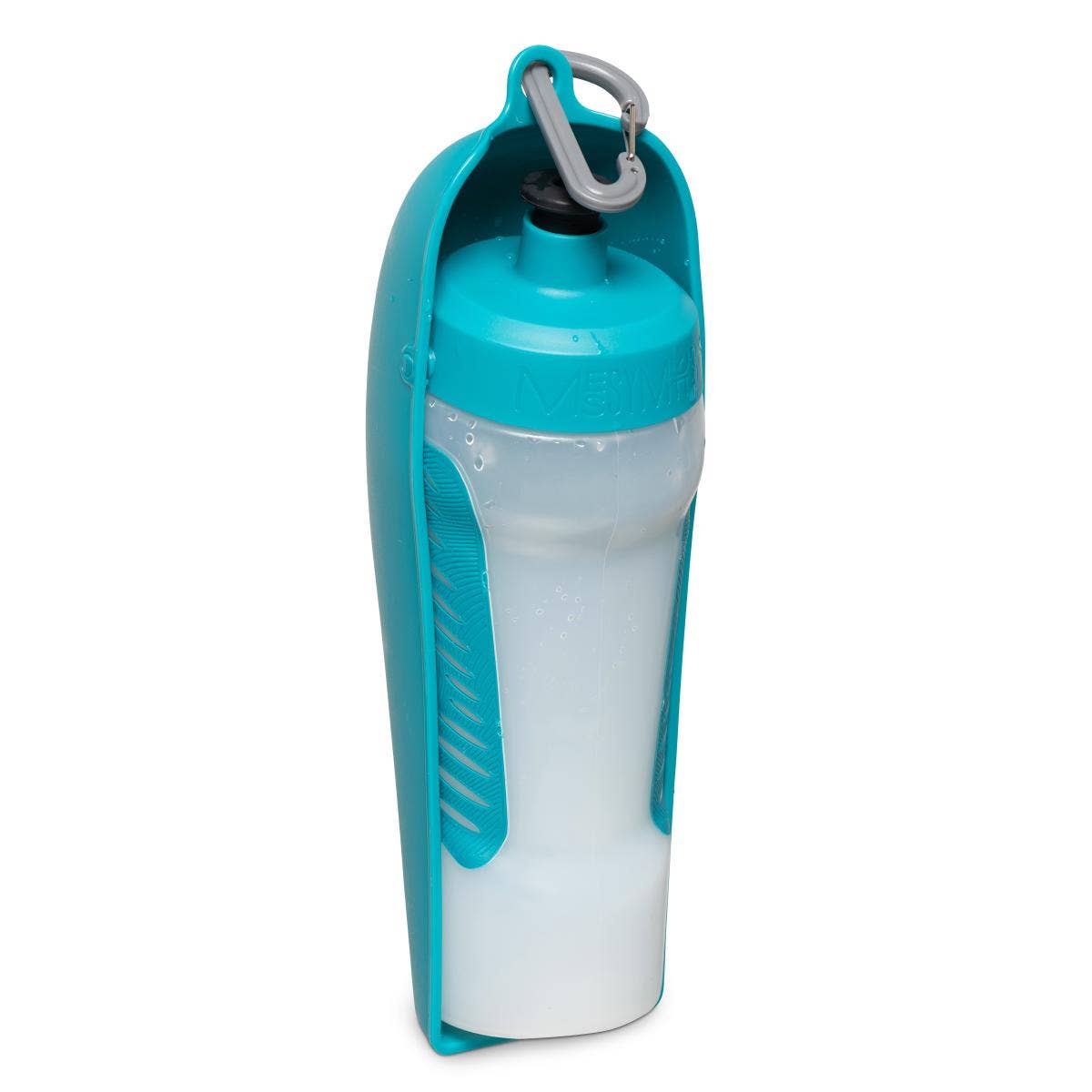 Messy Mutts Travel Water Bottle with Removable Bowl, 16oz Image