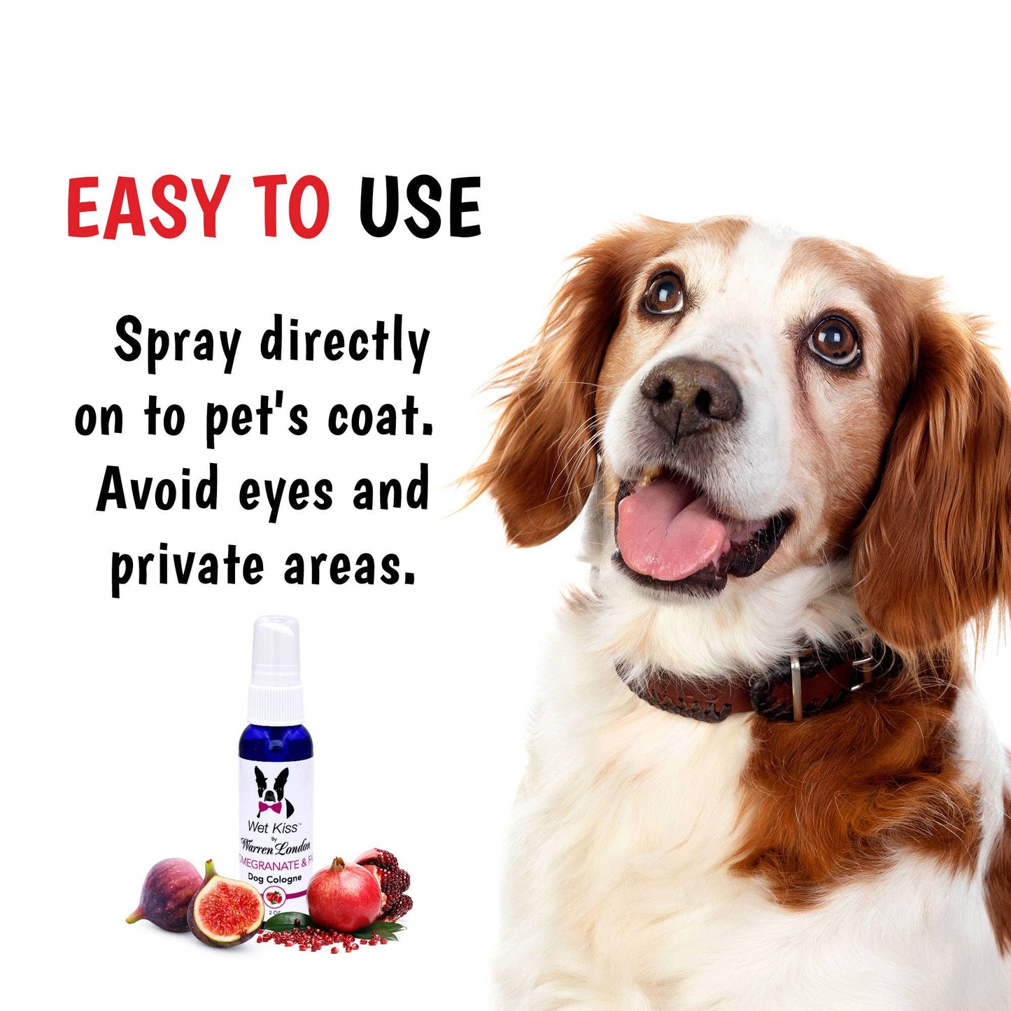 Warren London Dog Products - Wet Kiss Dog Cologne - 2 oz Image