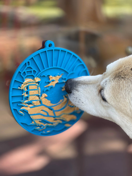 SodaPup Dog Toys - Lighthouse eMat Enrichment Lick Mat With Suction Cups Image