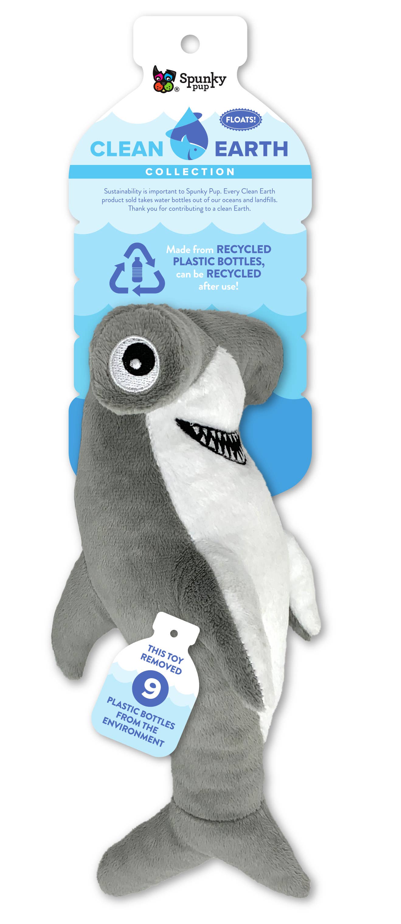 Spunky Pup - Clean Earth Recycled Plush Toys - 100% Sustainable