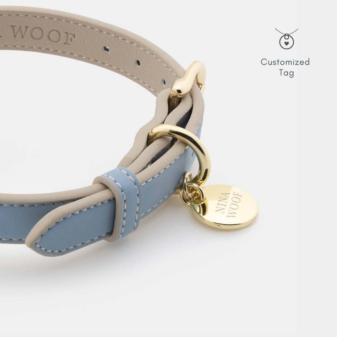 Nina Woof - Collar - Air Tag Enabled - Vegan Leather - Cupertino Image