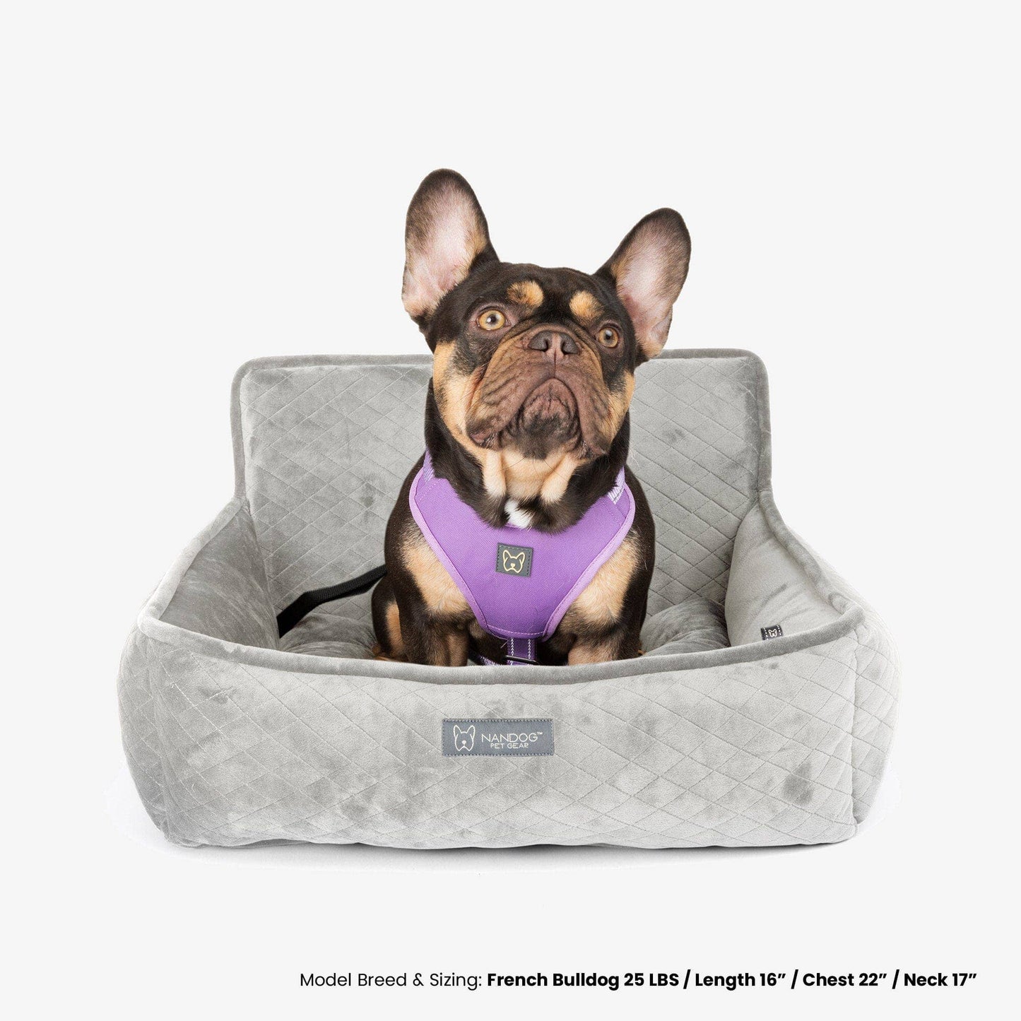 Nandog Pet Gear - The Car Seat Gray M Image
