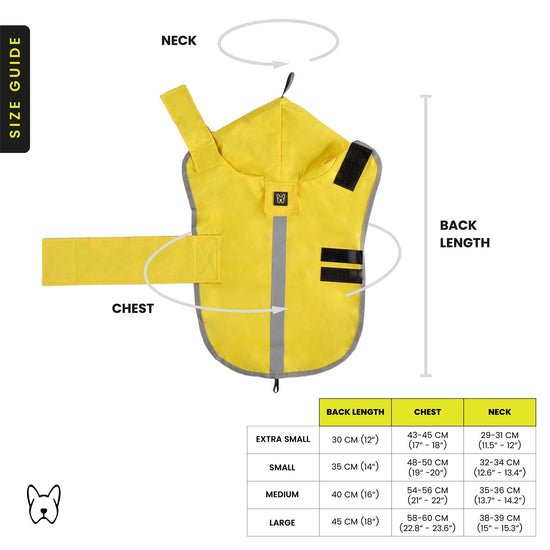 Nandog Pet Gear - Rain Coat Nandog Sport Collection: XS  Image