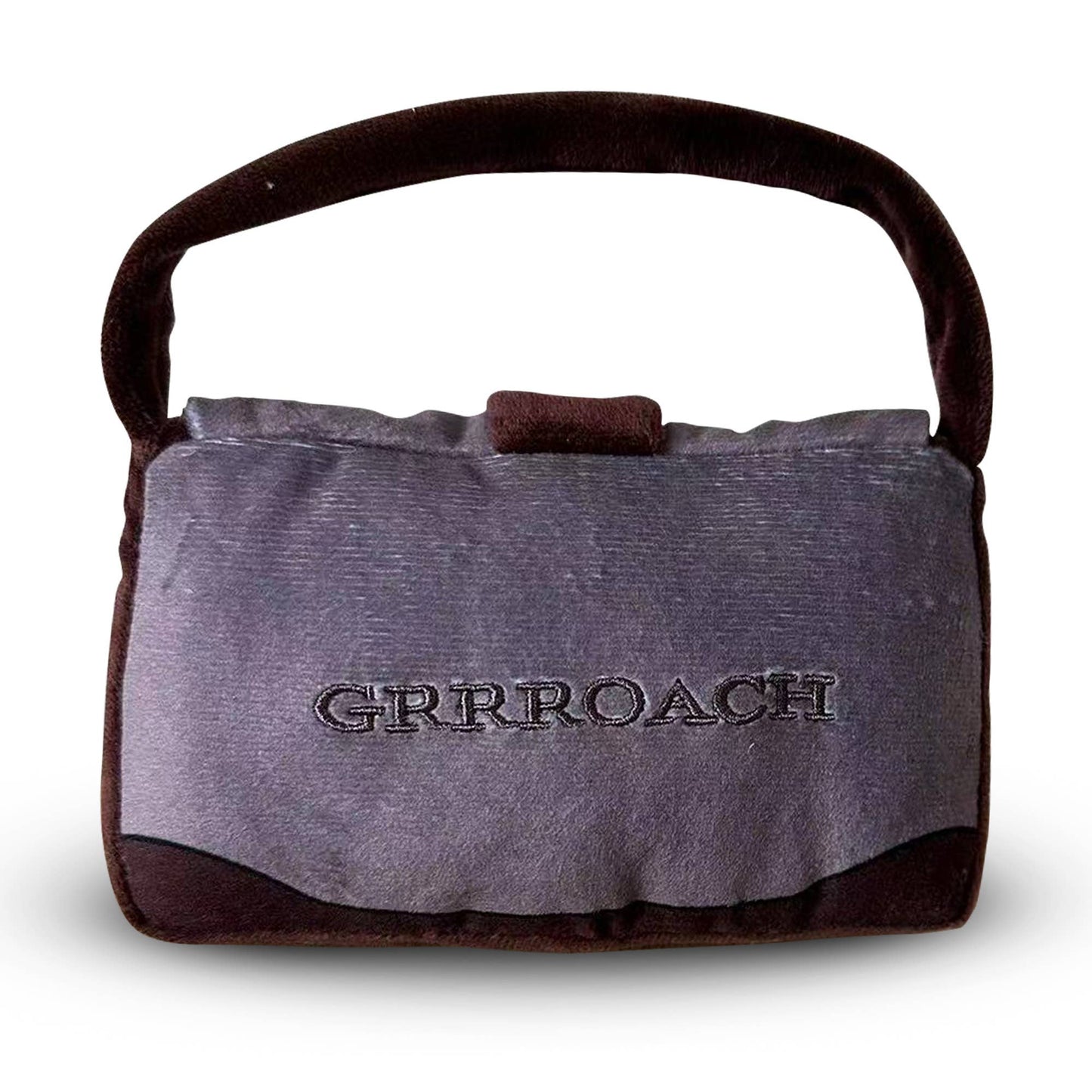 Chomp Haus - Grrroach Handbag – Plush Squeaky Designer Dog Toy Image