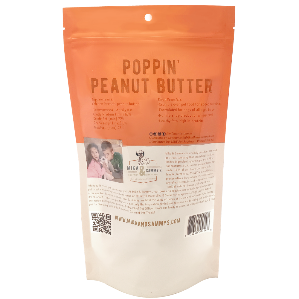 Mika and Sammy's Gourmet Pet Treats - Poppin’ Peanut Butter Image