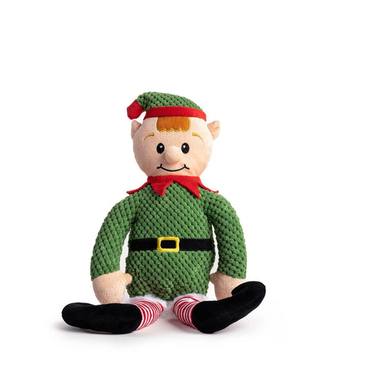 fabdog - Christmas Elf Floppy Plush Dog Toy Large Image