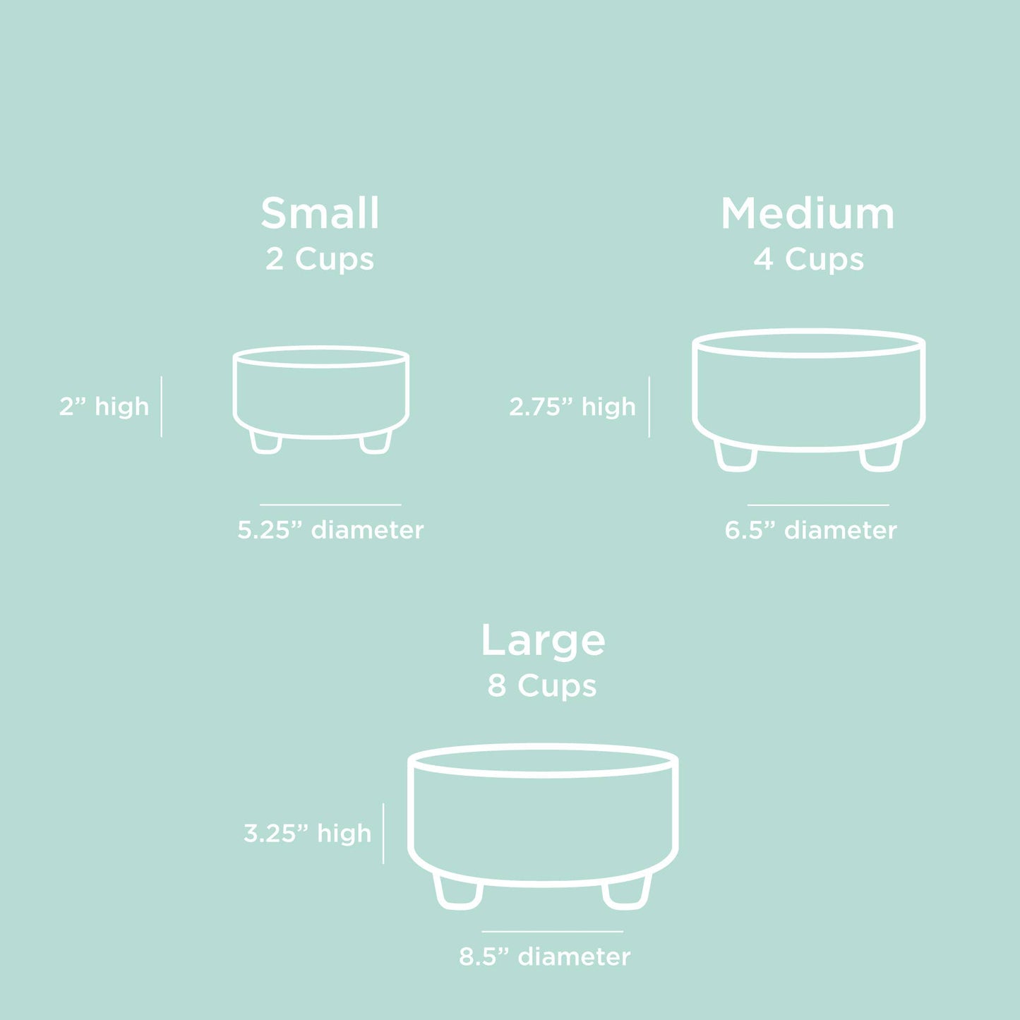 Waggo - Uplift Bowl Ceramic Dog Bowl