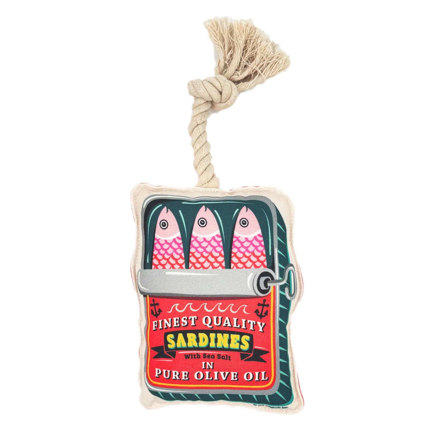 Ore’ Originals - Rope Dog Toy | Sardines Image