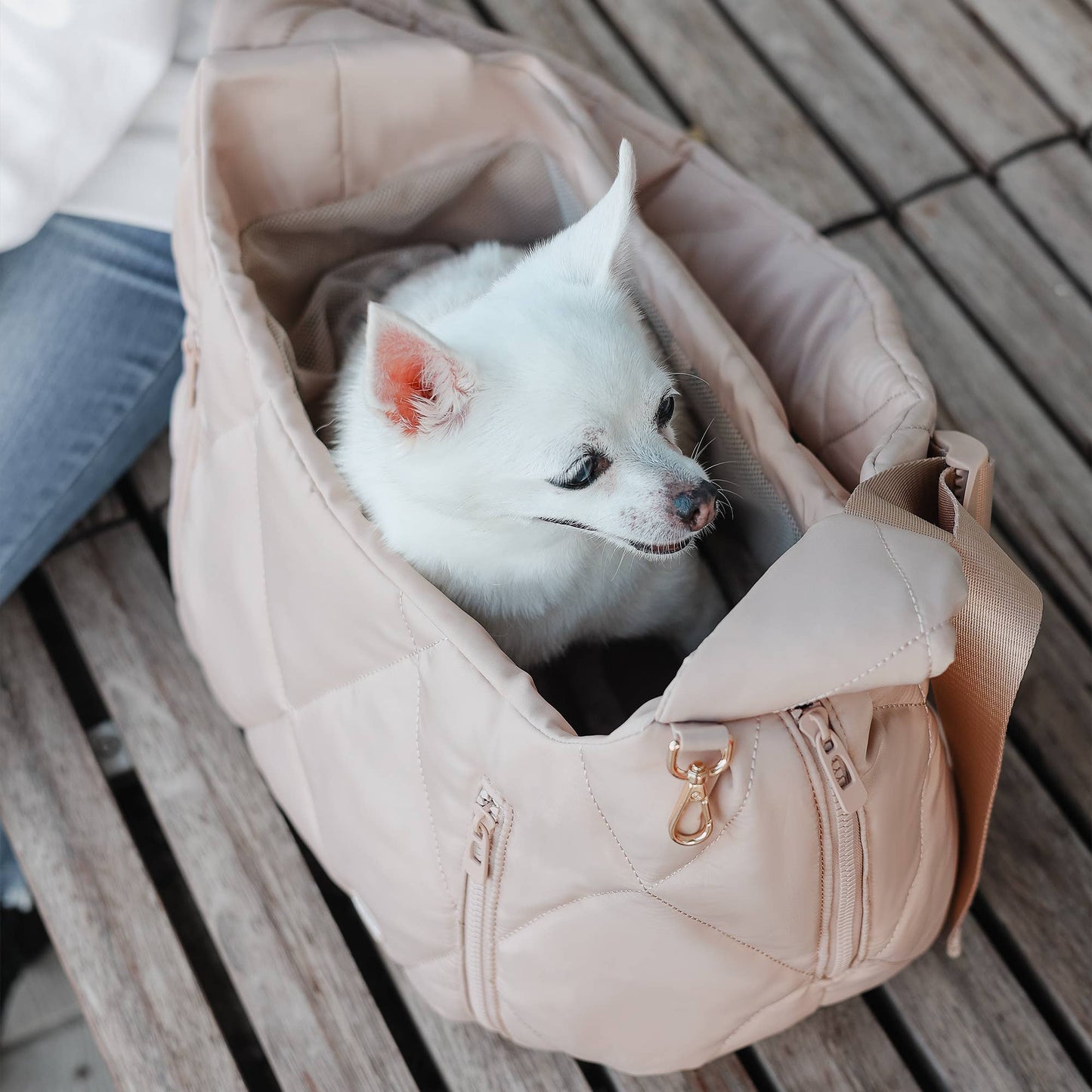 Pups & Bubs - Cloud Crossbody Pet Carrier | Dog & Cat Carrier | 2 Colors Image