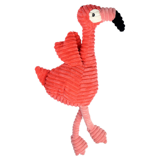 Flamingo Plush Dog Toy 17" Image
