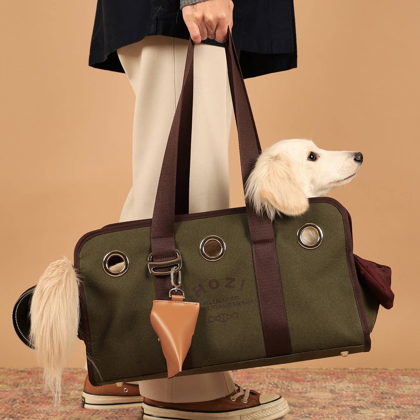Hozi - Hozi Canvas Carrier - Khaki Image