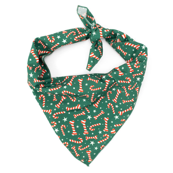 The Worthy Dog - Candy Cane Bandana
