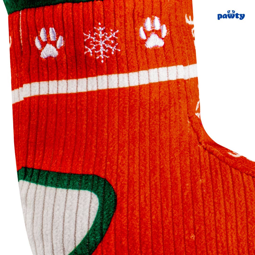 PAWTY Dog Toys - Christmas Sock Image