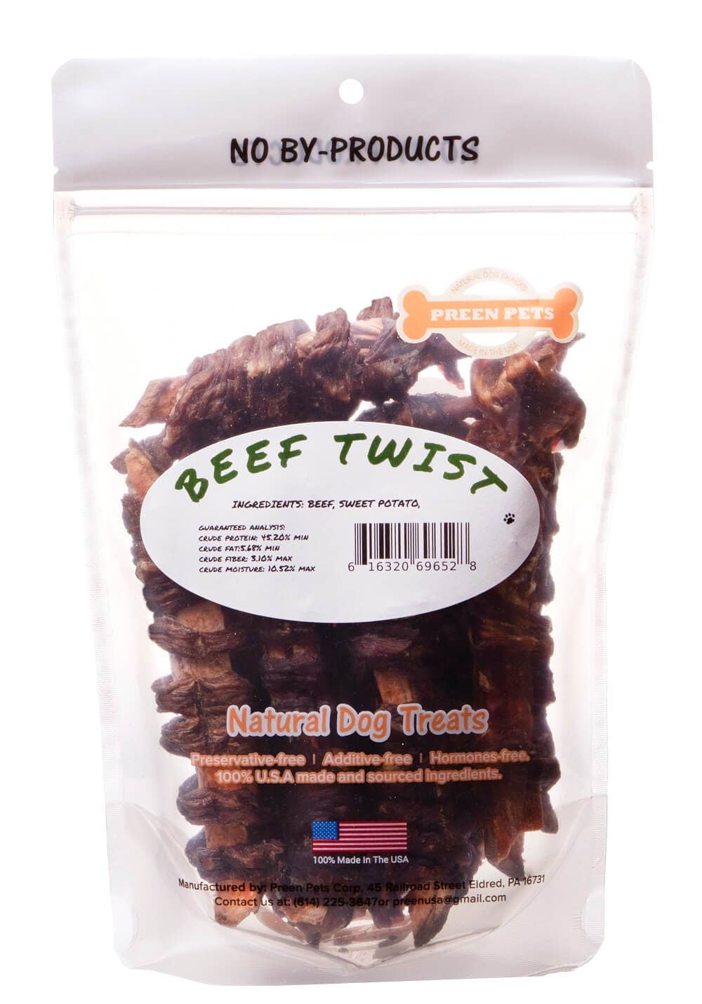 Preen Pets - Beef & Sweet Potato Twists Image