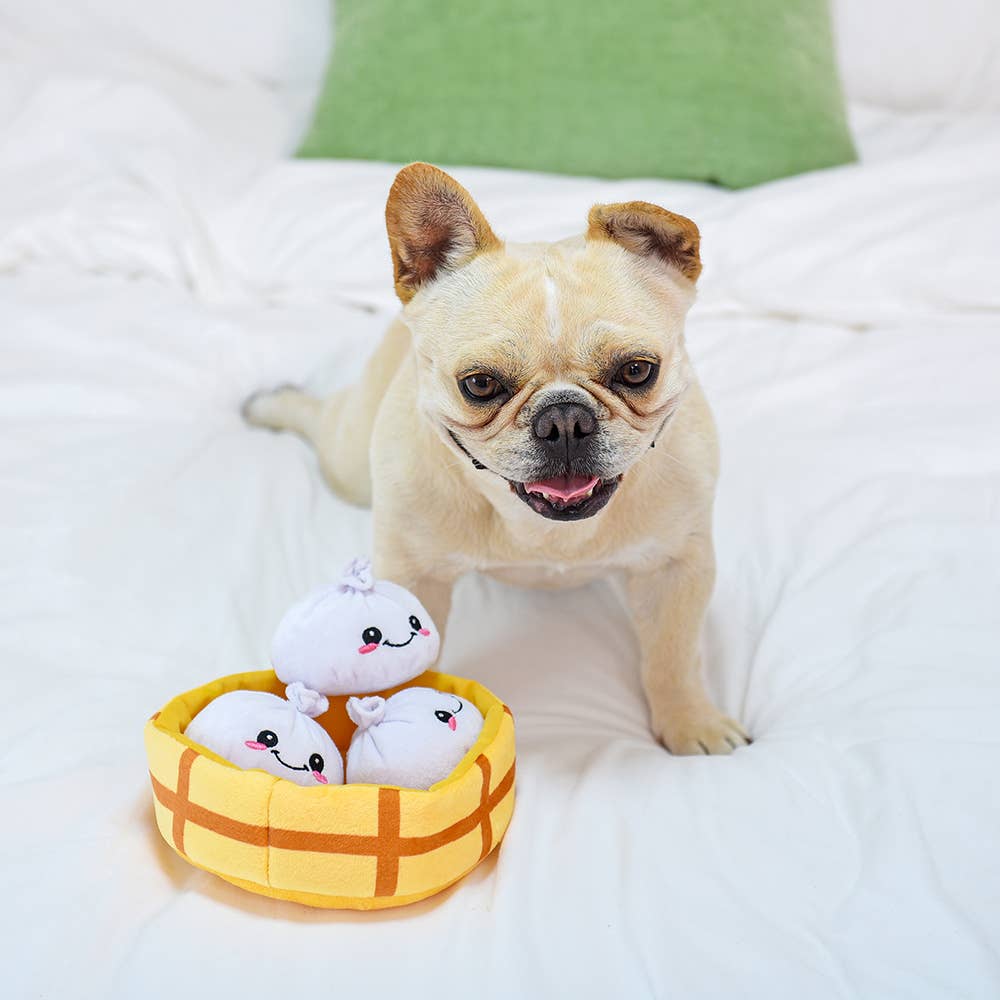 Hugsmart Products Inc - HugSmart Pet - Food Party | Soup Dumplings- Interactive Toy Image