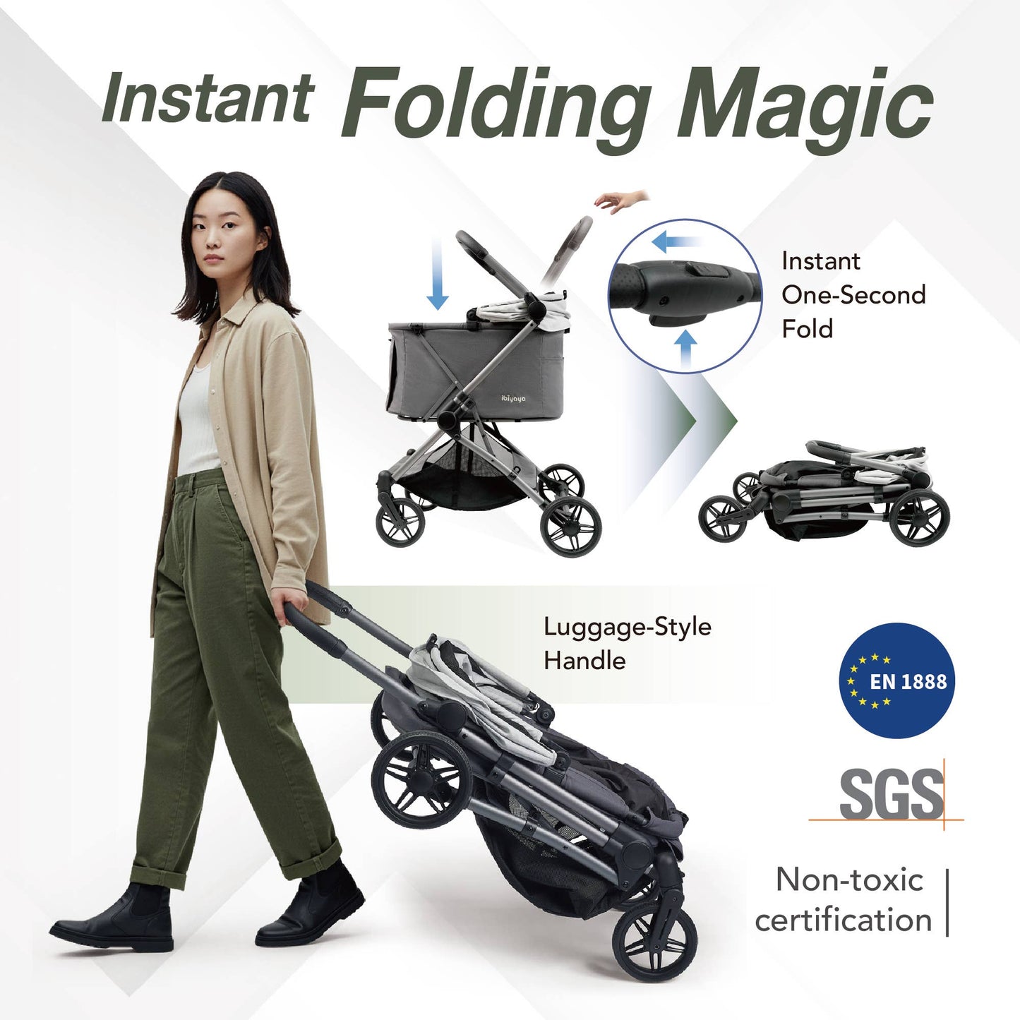 ibiyaya - Ibiyaya Maxi Deep Carriage Pet Stroller Image