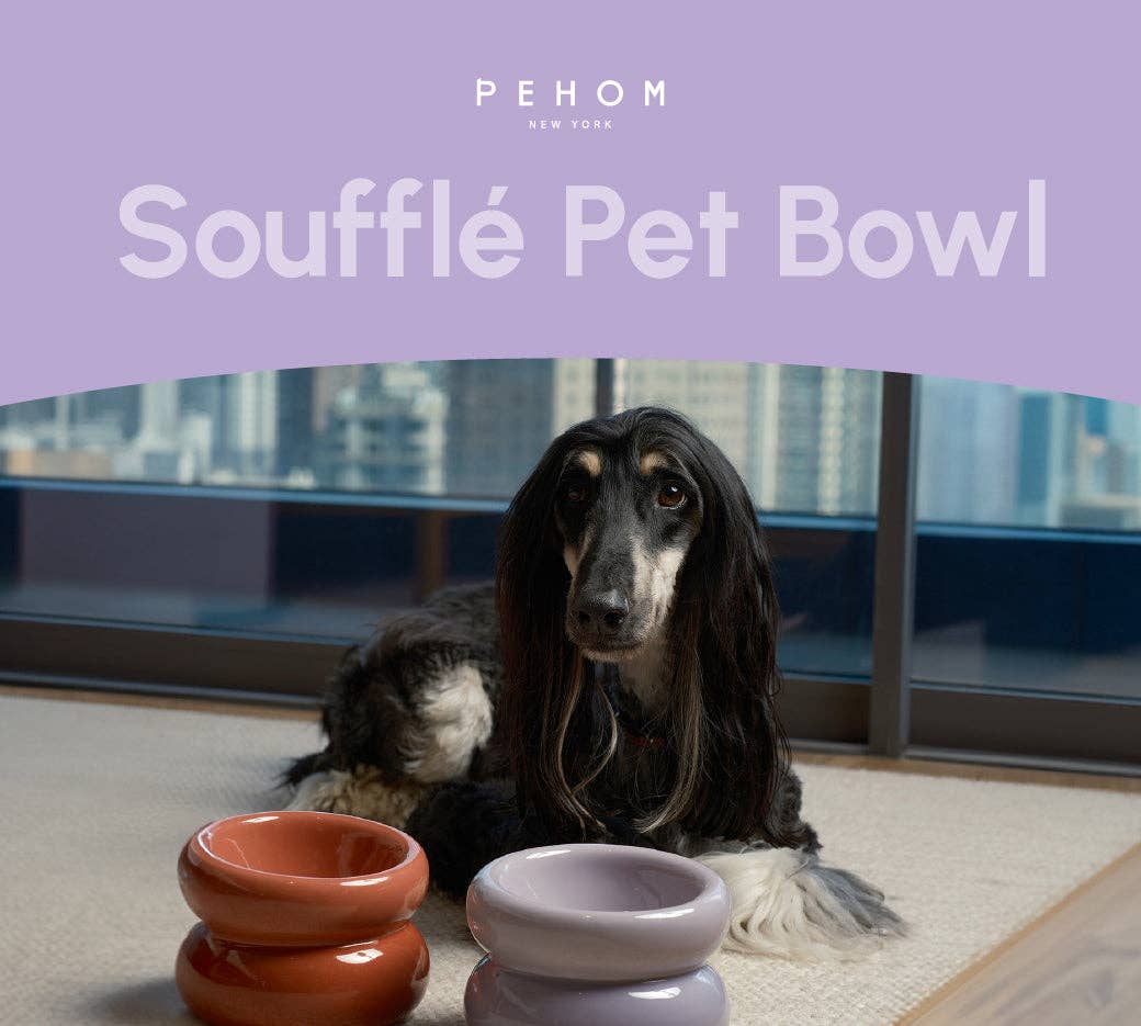 PEHOM - Soufflé Pet Bowl - Purple Image