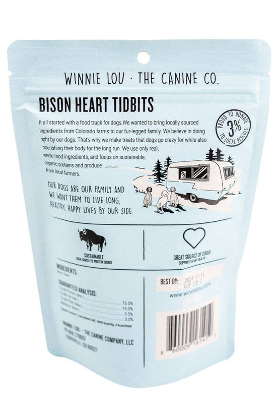 Winnie Lou - The Canine Co. - Bison Heart Tidbits  Image