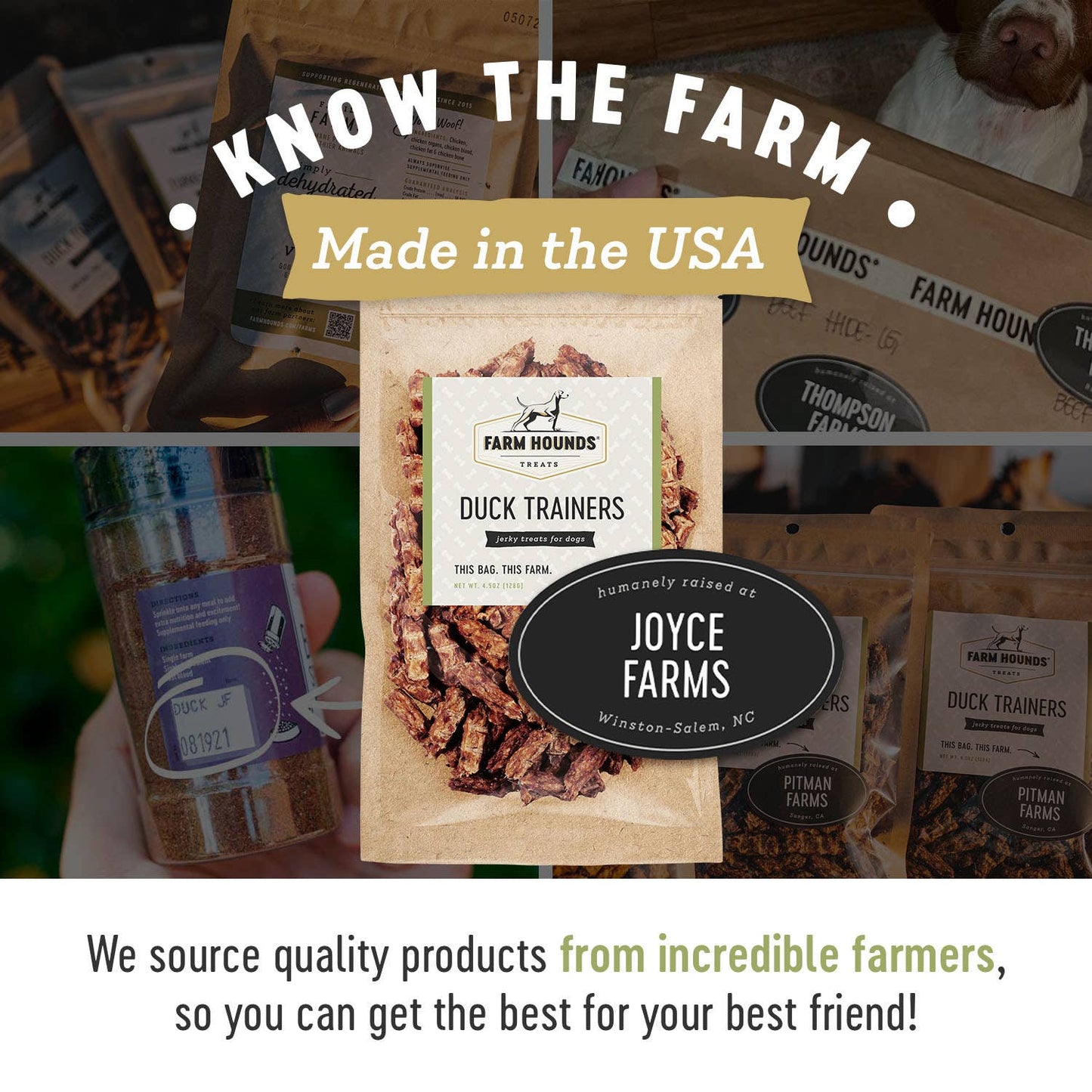 Farm Hounds - Duck Trainer - All-Natural Dog Treats - 4.5oz Image