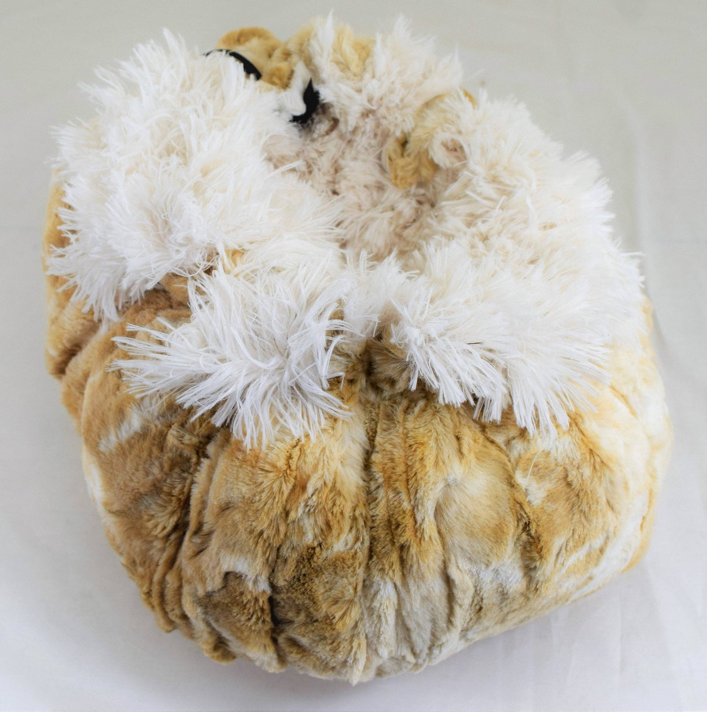 Load image into Gallery viewer, Brown Rabbit &amp;amp; Cream Shag Swaddle Bed: Medium  Image
