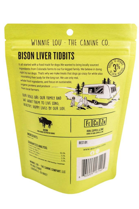 Winnie Lou - The Canine Co. - Bison Liver Tidbits  Image