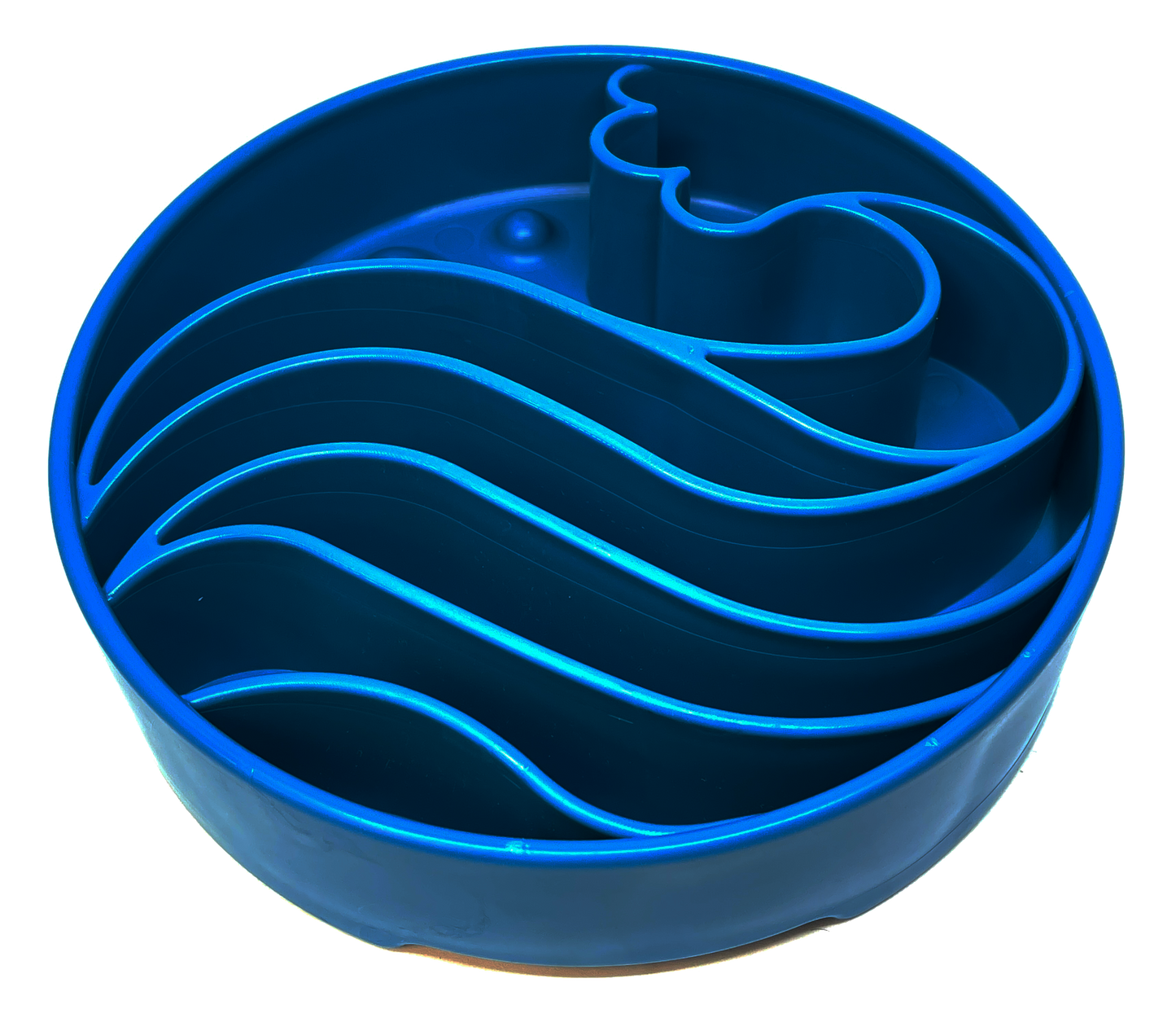 SodaPup Dog Toys - Wave Design eBowl Enrichment Slow Feeder Bowl for Dogs Image