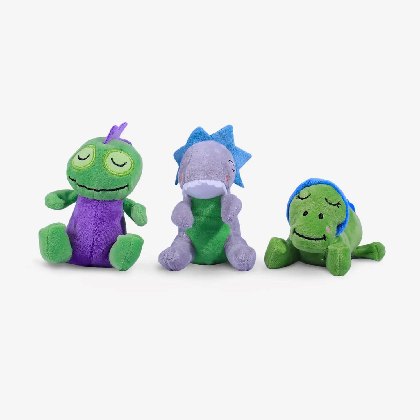 Nandog Pet Gear My BFF Mini Dinos 3 Set Dog & Cat Plush Mini Toys Image