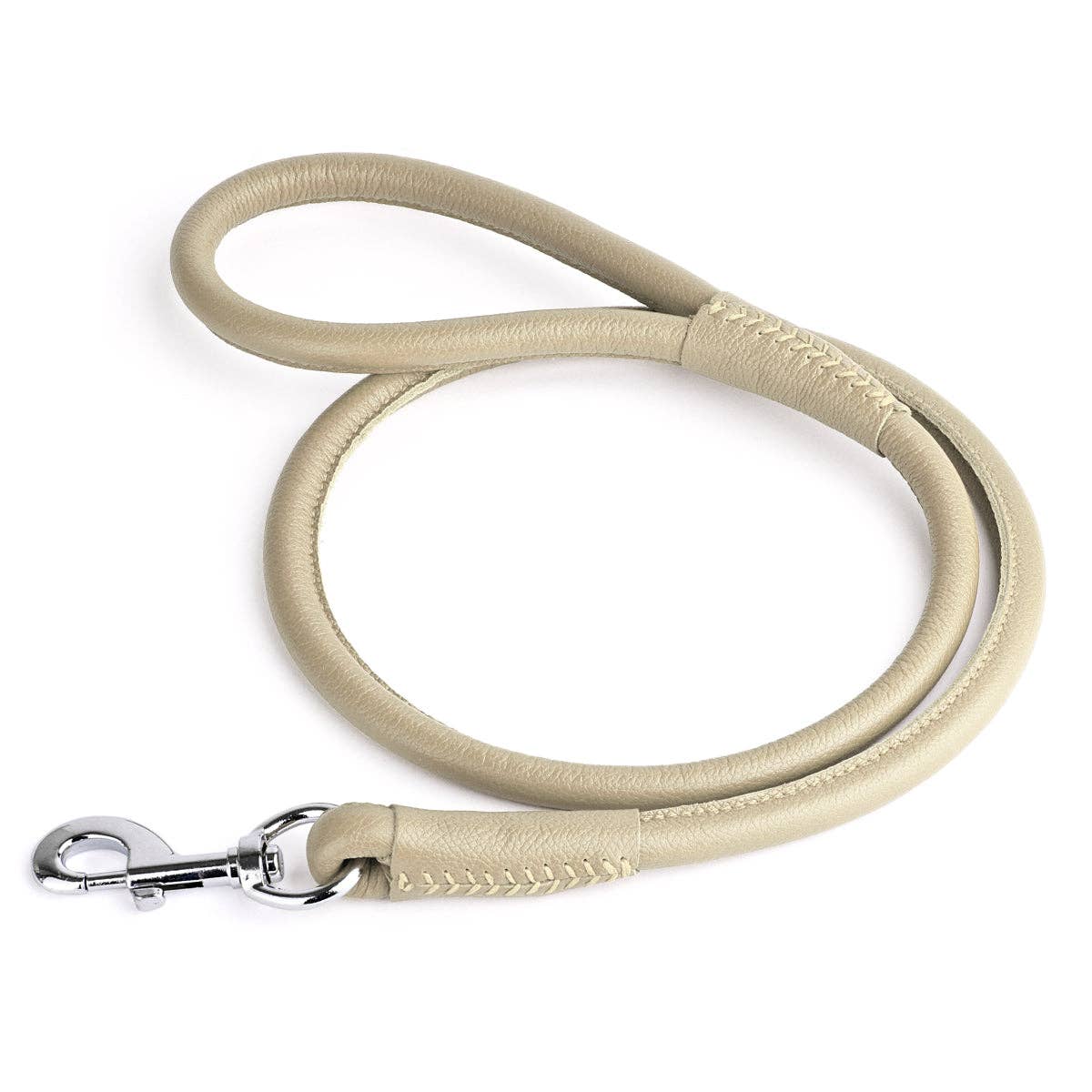 Dogline - Soft Leather Round Lead 4' Image