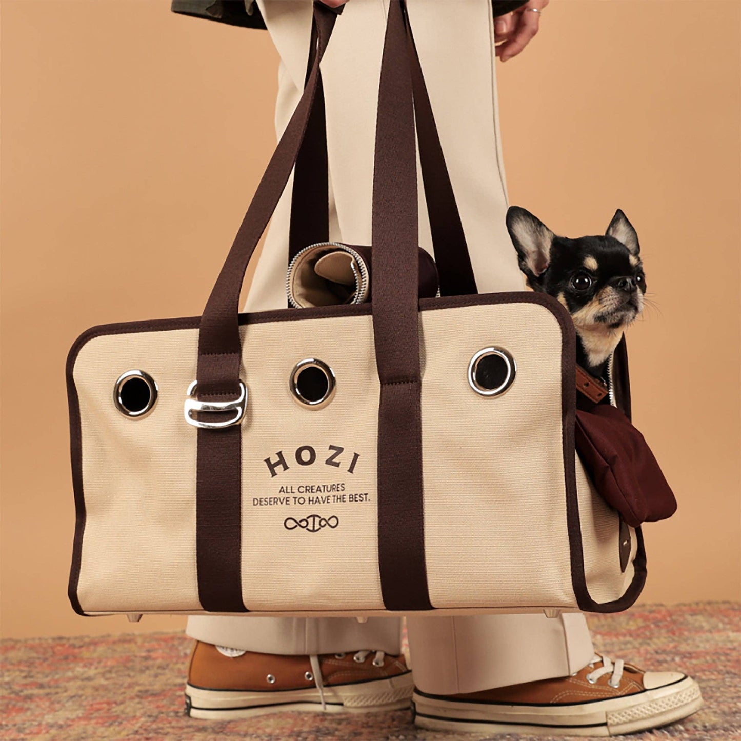 Hozi - Hozi Canvas Carrier - Beige Image