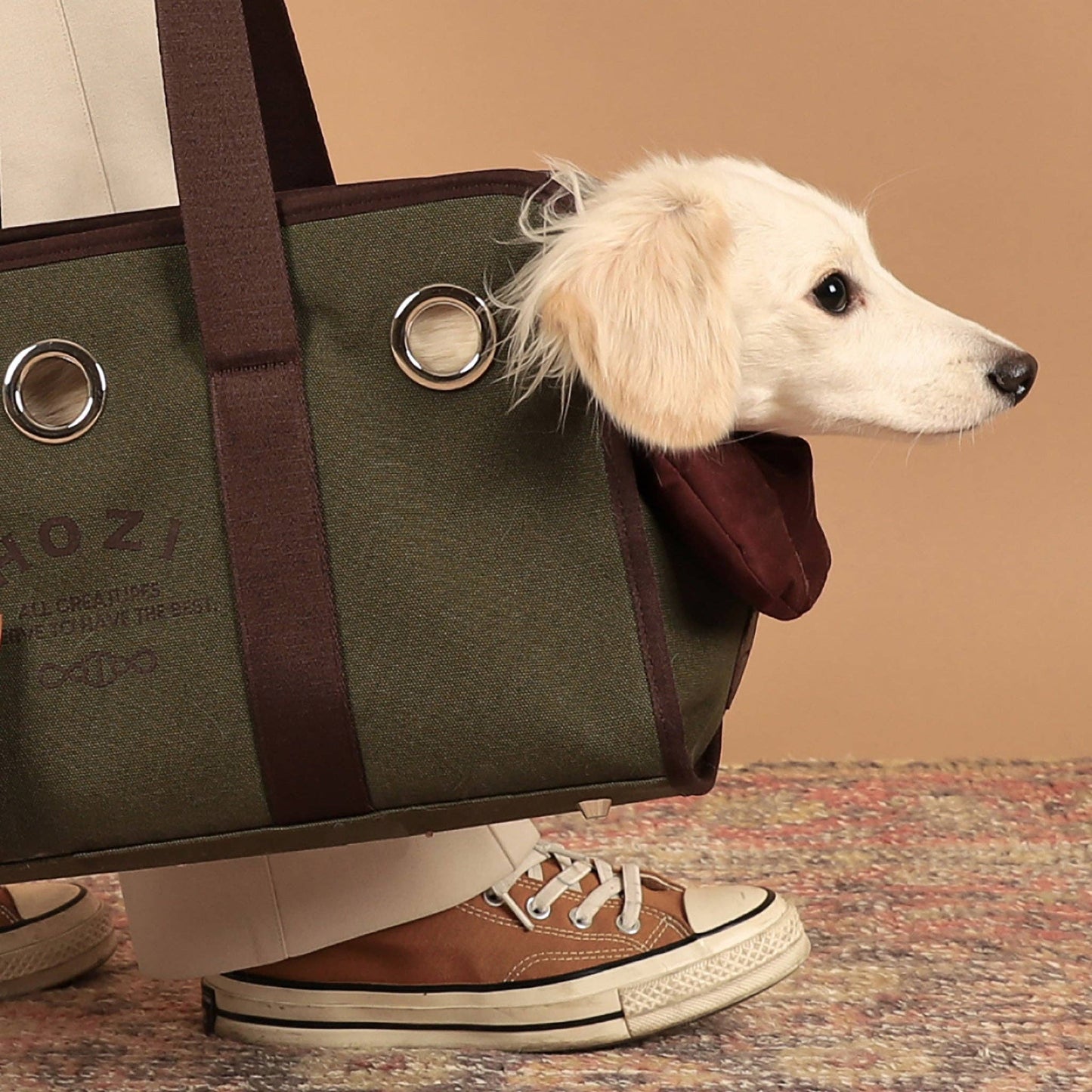 Hozi - Hozi Canvas Carrier - Khaki Image