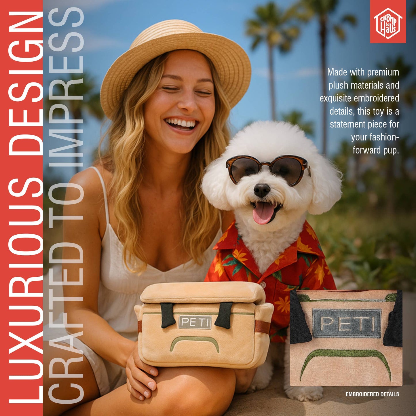 Chomp Haus - Peti Cooler – Plush Designer Dog Toy Cooler Image