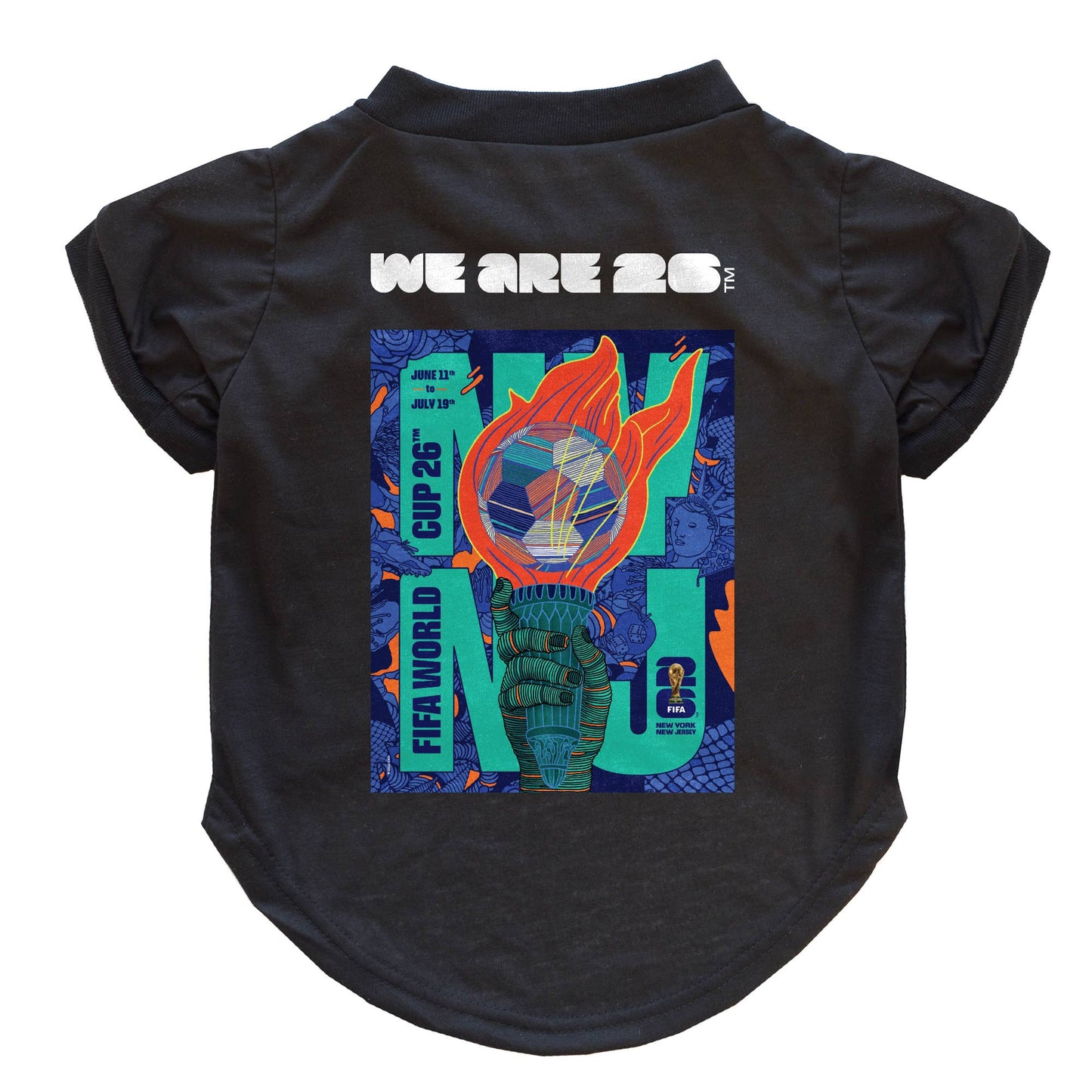 Little Earth Productions - 2026 FIFA World Cup Host City Pet T-Shirt Image