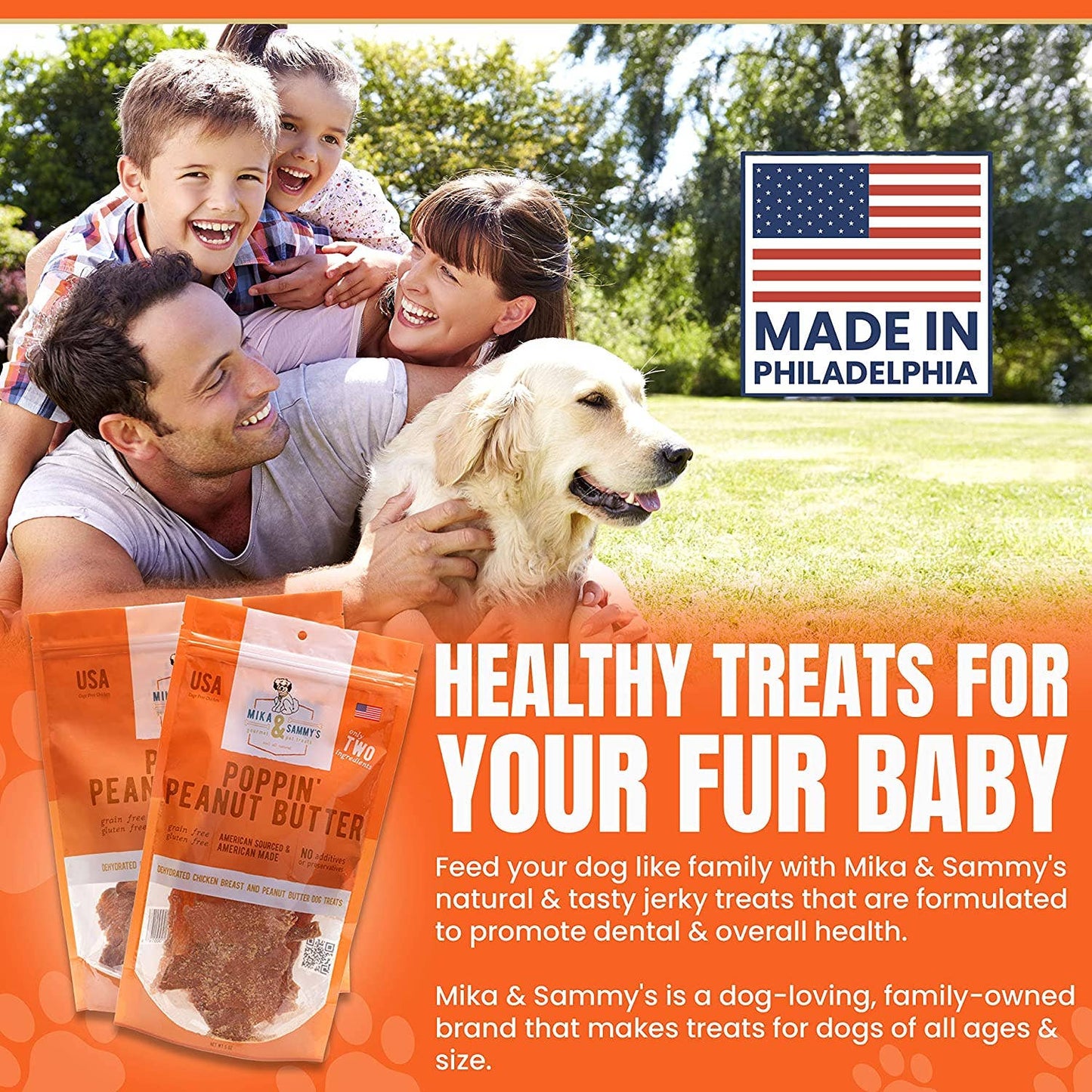 Mika and Sammy's Gourmet Pet Treats - Poppin’ Peanut Butter Image