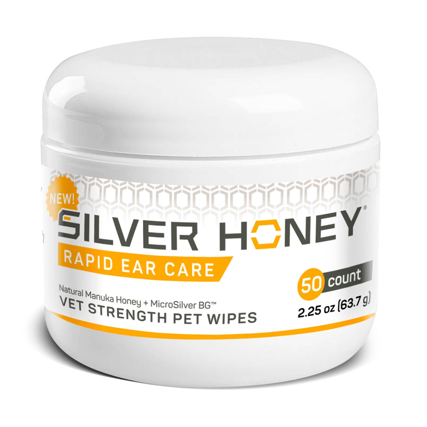 Absorbine Pet - Silver Honey Rapid Ear Care Pet Wipes 50ct. Image
