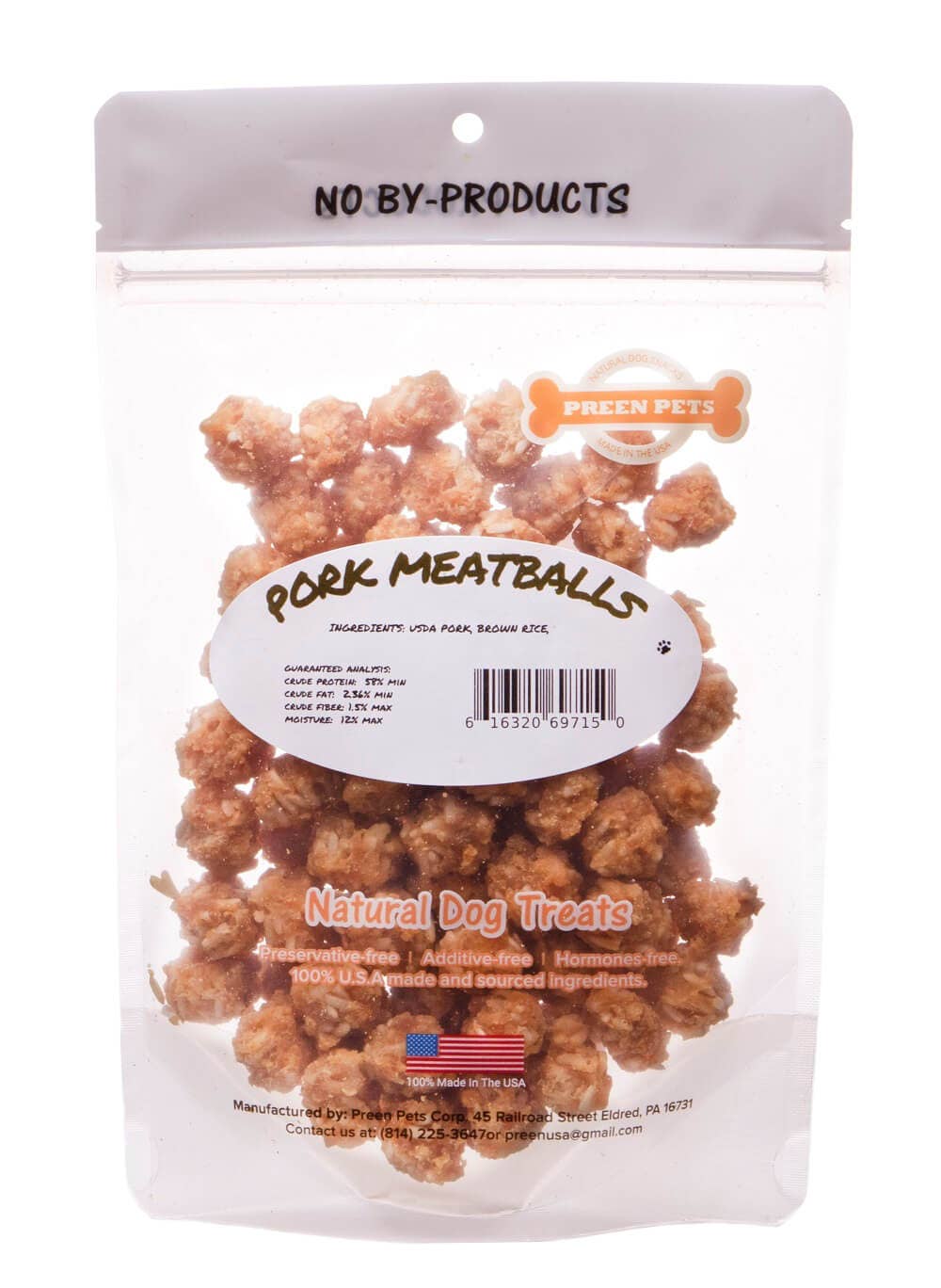 Preen Pets - Pork Meatballs Image