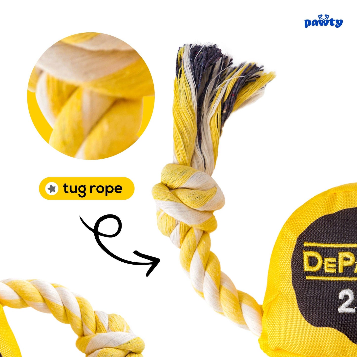 PAWTY Dog Toys - Tape Measurer Image