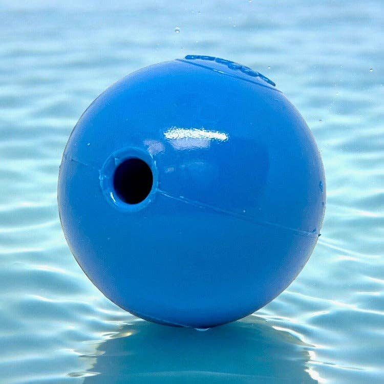 SodaPup Dog Toys - Squeak Ball Ultra Durable PUP-X Squeaking, Chewing, Floating & Retrieving Ball Image