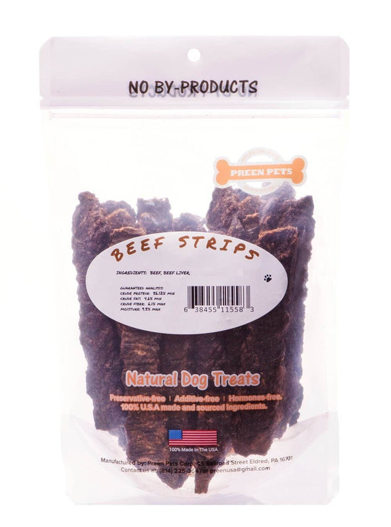 Preen Pets - Beef Strips – 100% USDA Beef Image