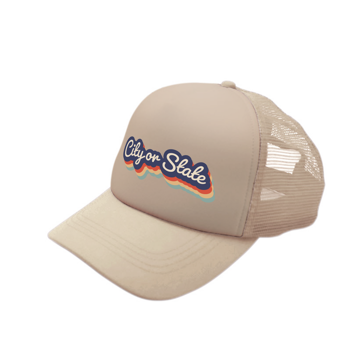 PupLid - Custom Retro Text | Trucker Hat for Dogs Image