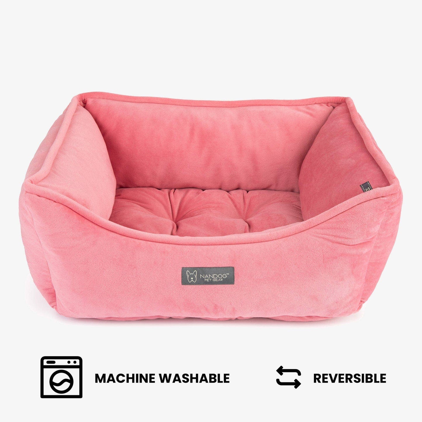 Nandog Pet Gear - Signature Bed in Electric Pink Image