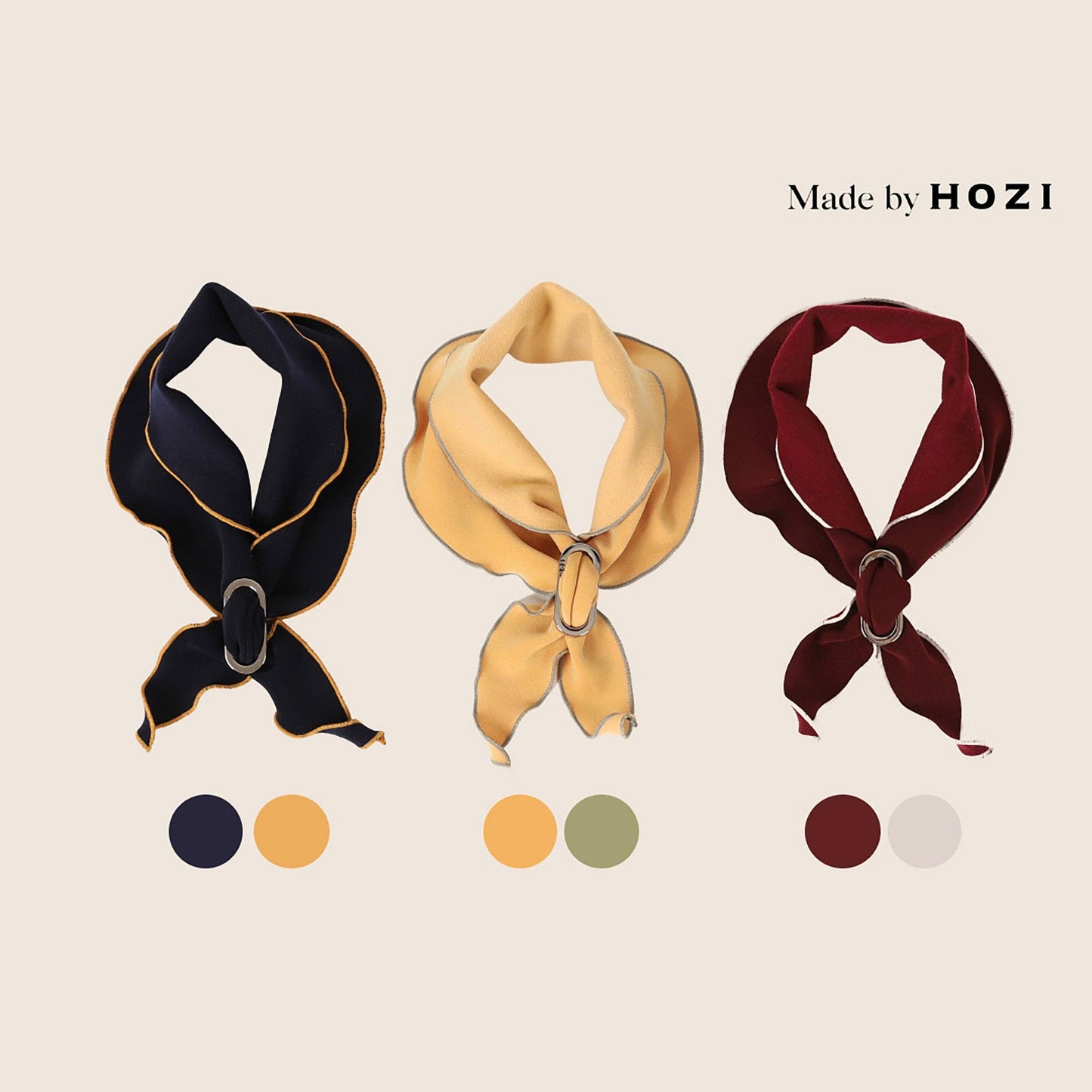 Hozi - Doggie Scarf : Mustard Image