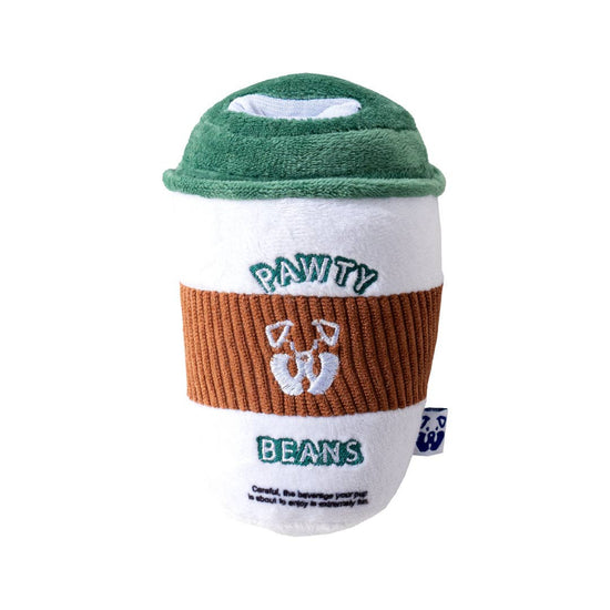 PAWTY Dog Toys - Coffee Cup Image